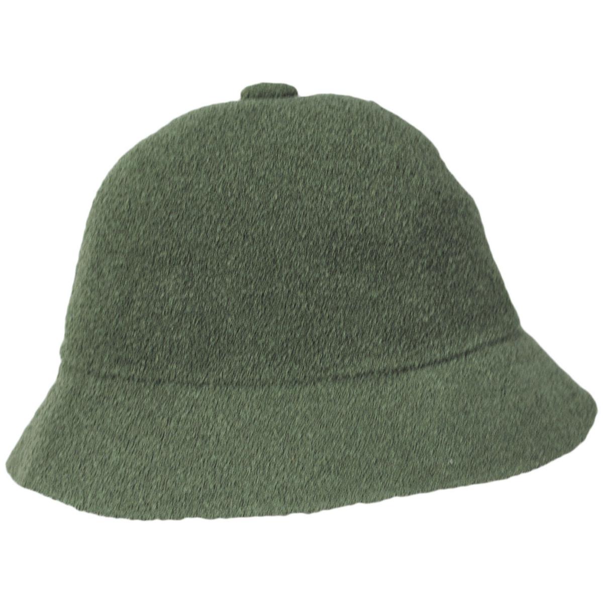 Kangol | Bermuda Casual Bucket Hat - Fashion Colors | 185700A | profile | OIL GREEN