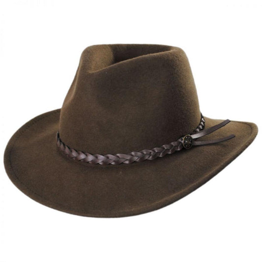 Eddy Bros | Cougar Packable Wool Felt Western Hat | 130153 | lead | SERPENT