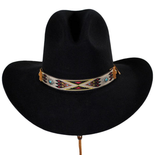Renegade | Hickstead Wool Felt Western Hat | 130386 | front | BLACK