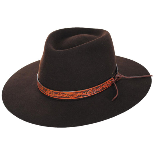 Bailey 1922 | Catton Elite Wool Felt Gambler Hat | 130107 | lead | GROUND COFFEE