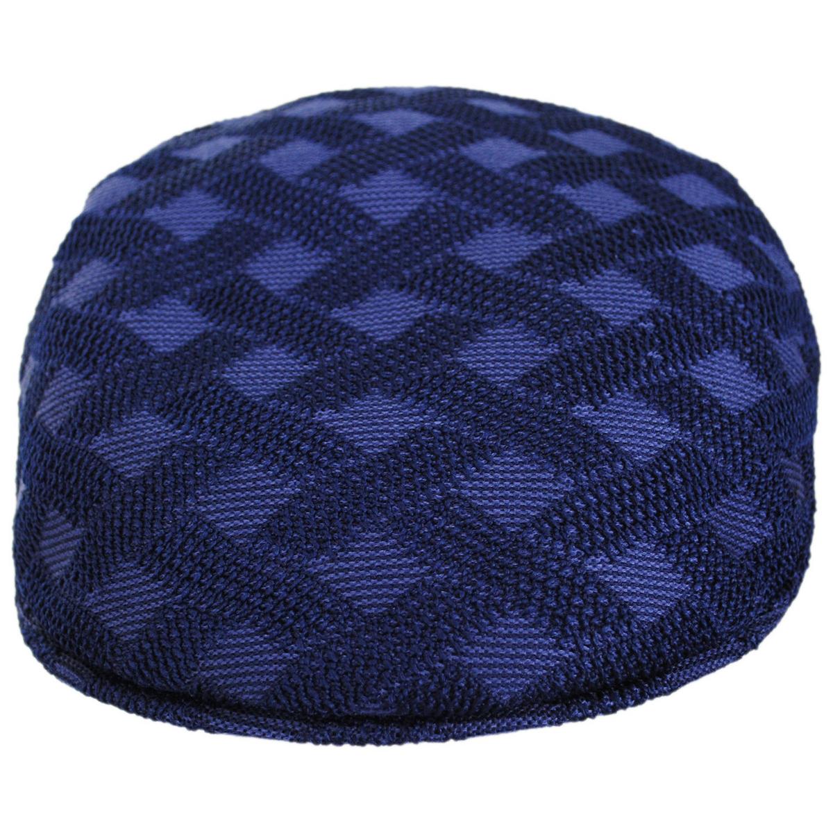 Kangol | Cross Weave 504 Ivy Cap | 160838 | front | HAZY INDIGO