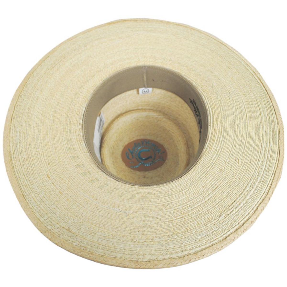 Charlie 1 Horse | Mamacita Palm Straw Gambler Hat | 101672 | under | NATURAL