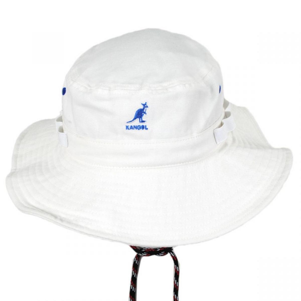 Kangol | Jungle Utility Cords Cotton Bucket Hat | 185779 | front | OFF WHITE