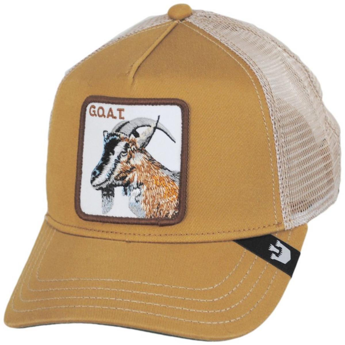 Goorin Bros | Goat Mesh Trucker Snapback Baseball Cap | 200427 | lead | KHAKI