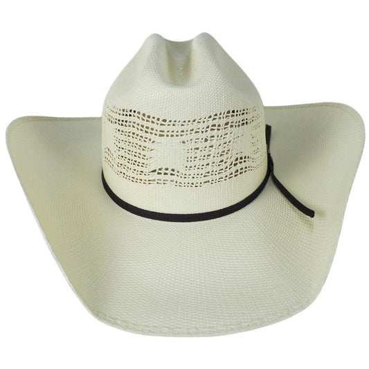 Bailey Western | Ricker Bangora Straw Western Hat | 127916 | front | NATURAL