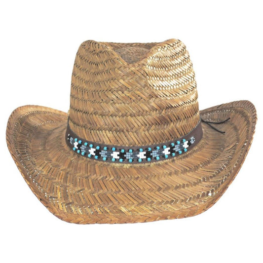 Cappelli | Callie Rush Straw Western Hat | 101278 | front | TEA