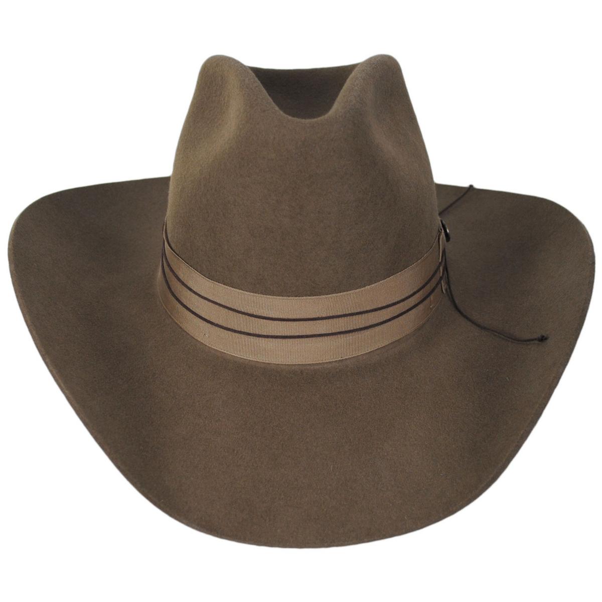 Stetson | Enigma Wool Felt Western Hat | 130745 | front | PECAN