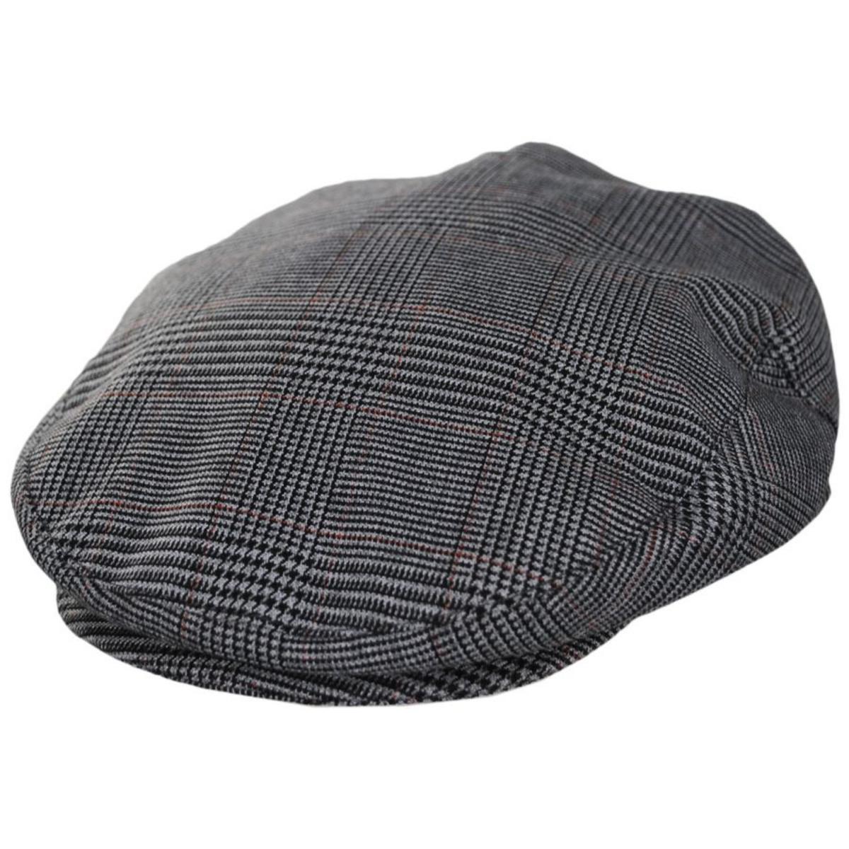 Bigalli | Glen Plaid Ivy Cap | 161809 | lead | GREY