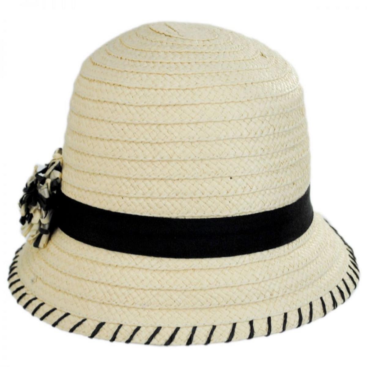 Betmar | Kiki Toyo Straw Cloche Hat | 101117 | front | NATURAL