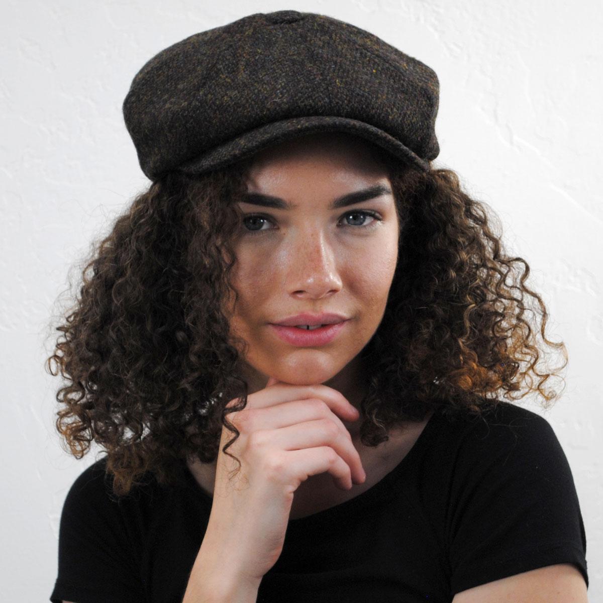 Jaxon & James | Arnol Harris Tweed Wool Newsboy Cap | 170003 | lsftwo | MOSS
