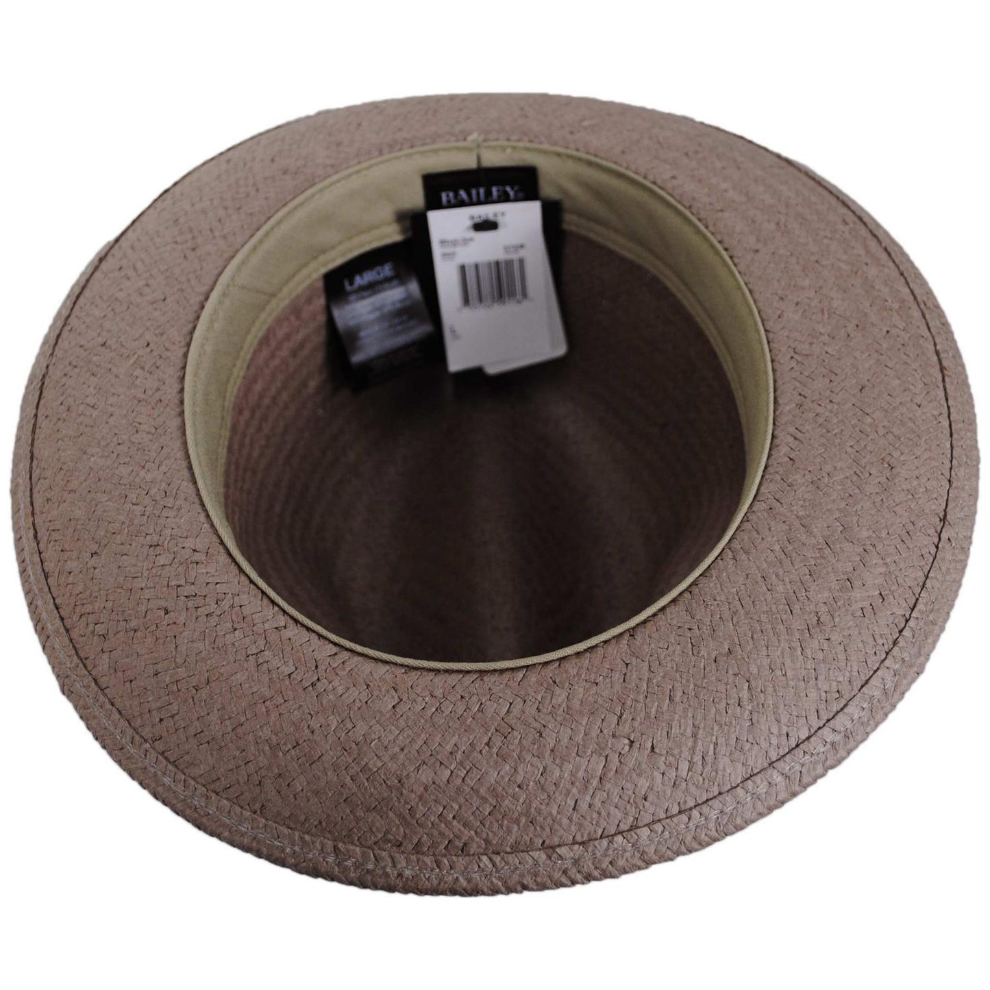 Bailey 1922 | Blixen Sun Raindura Straw Fedora Hat - Stone | 127936ST | under | STONE