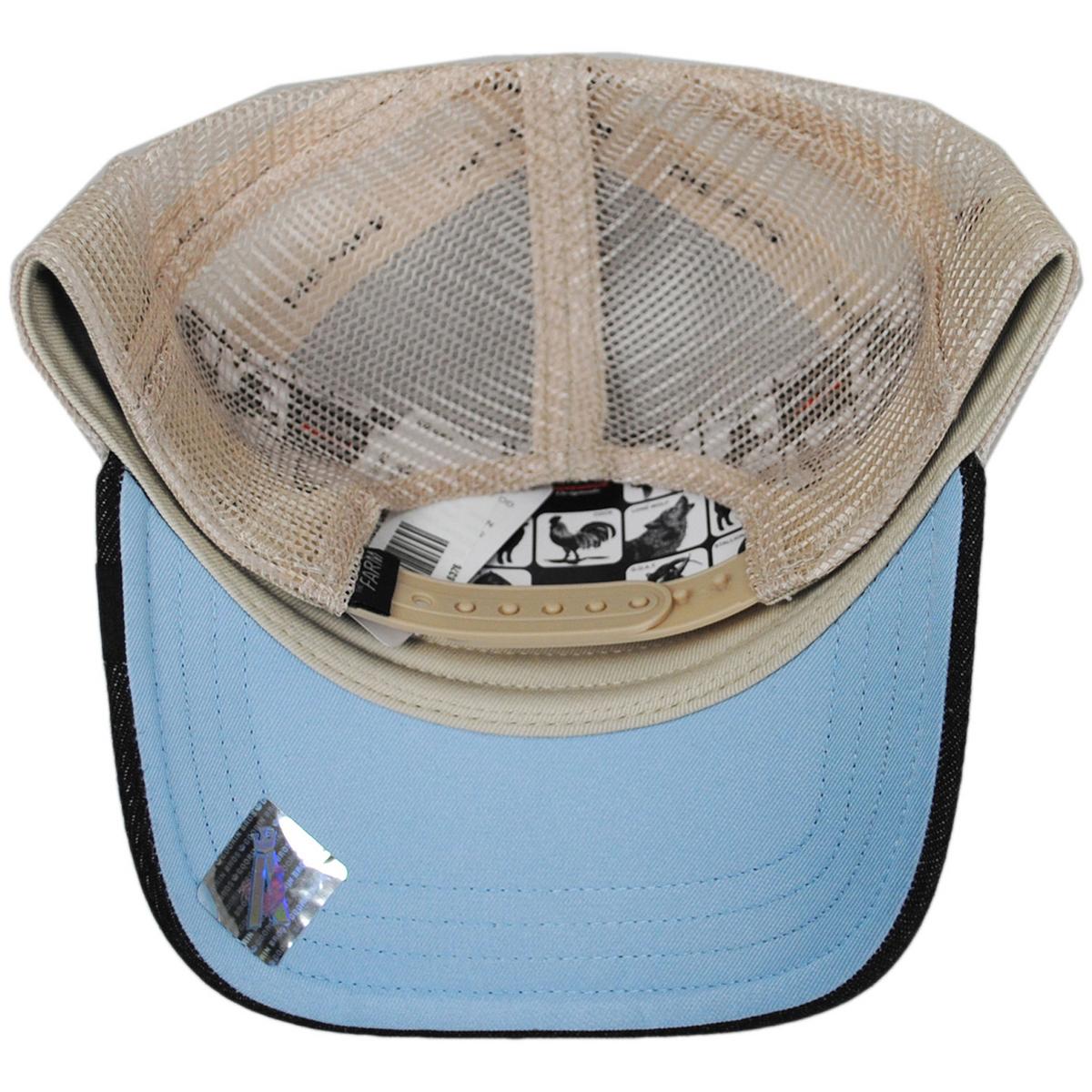 Goorin Bros | Stallion Mesh Trucker Snapback Baseball Cap | 200373 | under | DENIM