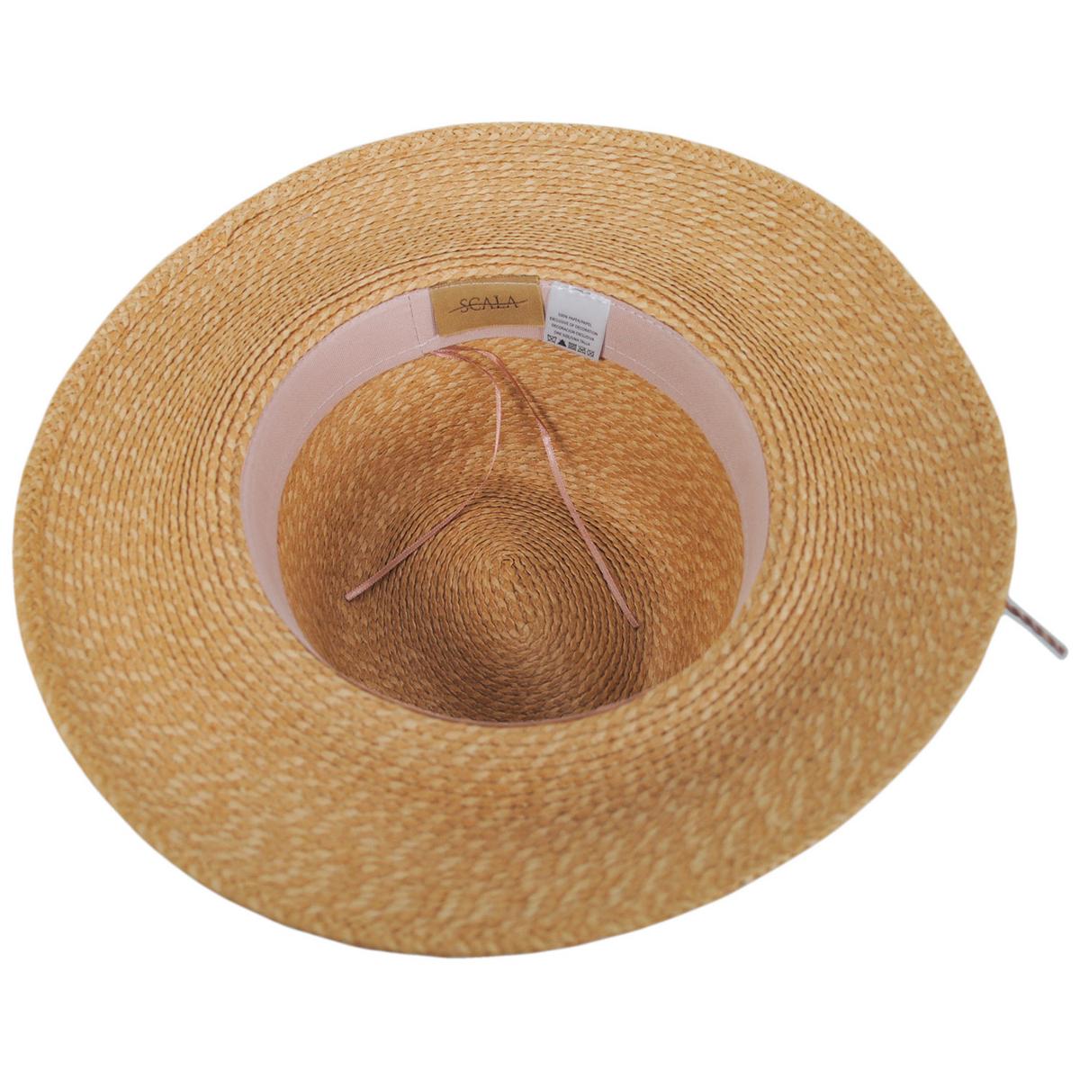 Llana Toyo Braid Straw Safari Fedora Hat