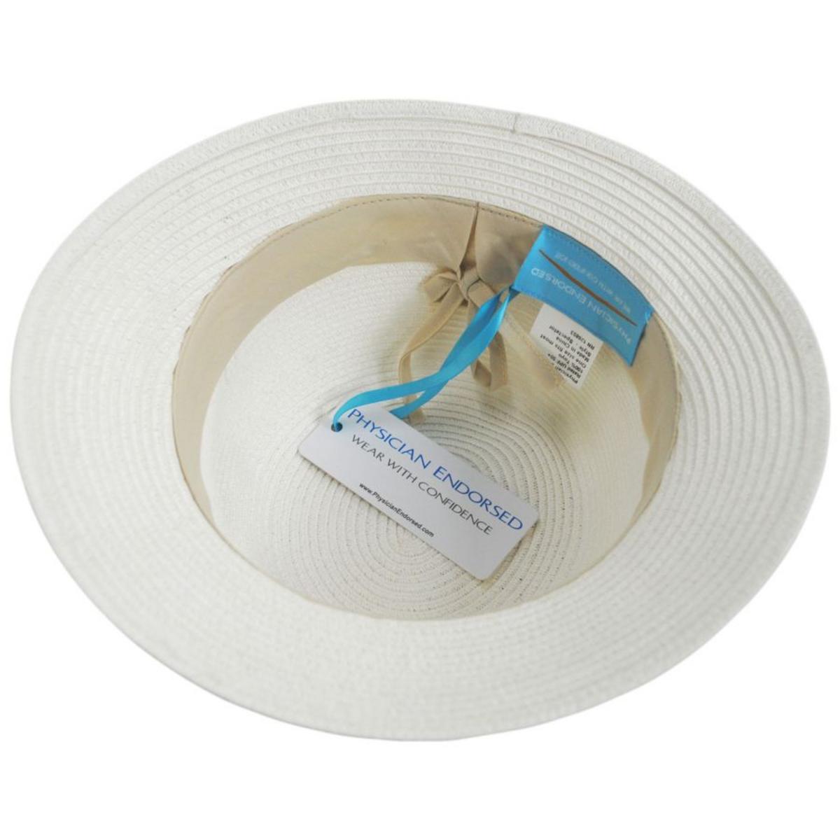 Physician Endorsed | Spectator Toyo Straw Blend Cloche Hat | 102776 | under | WHITE