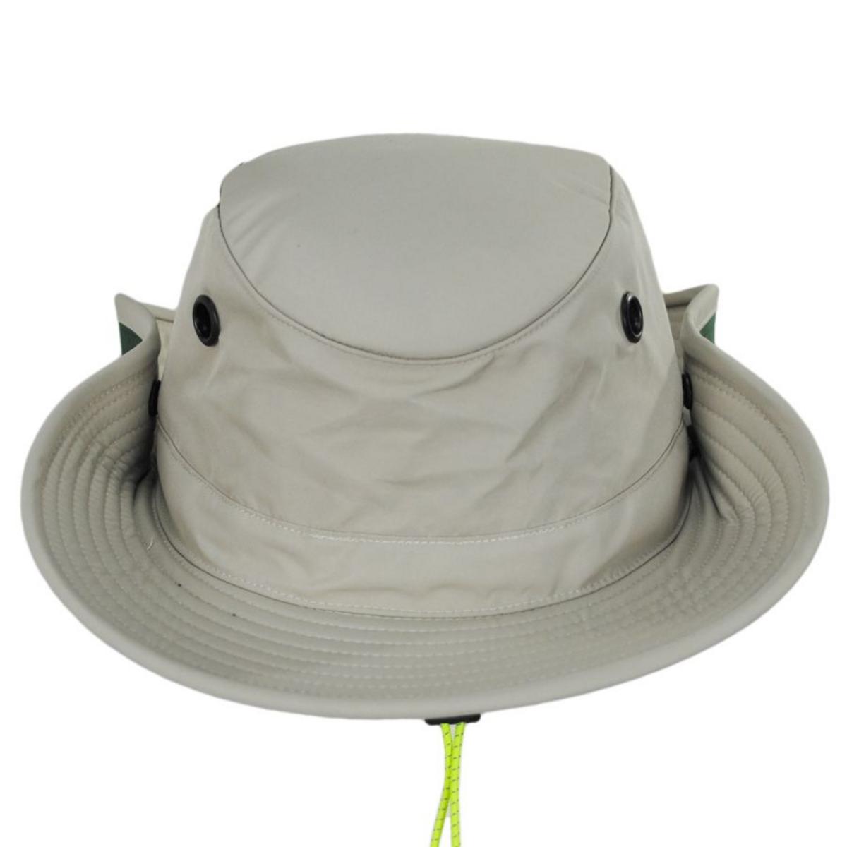 Tilley Endurables | TWS1 All Weather Hat | 400828 | profile | STONE/GREEN