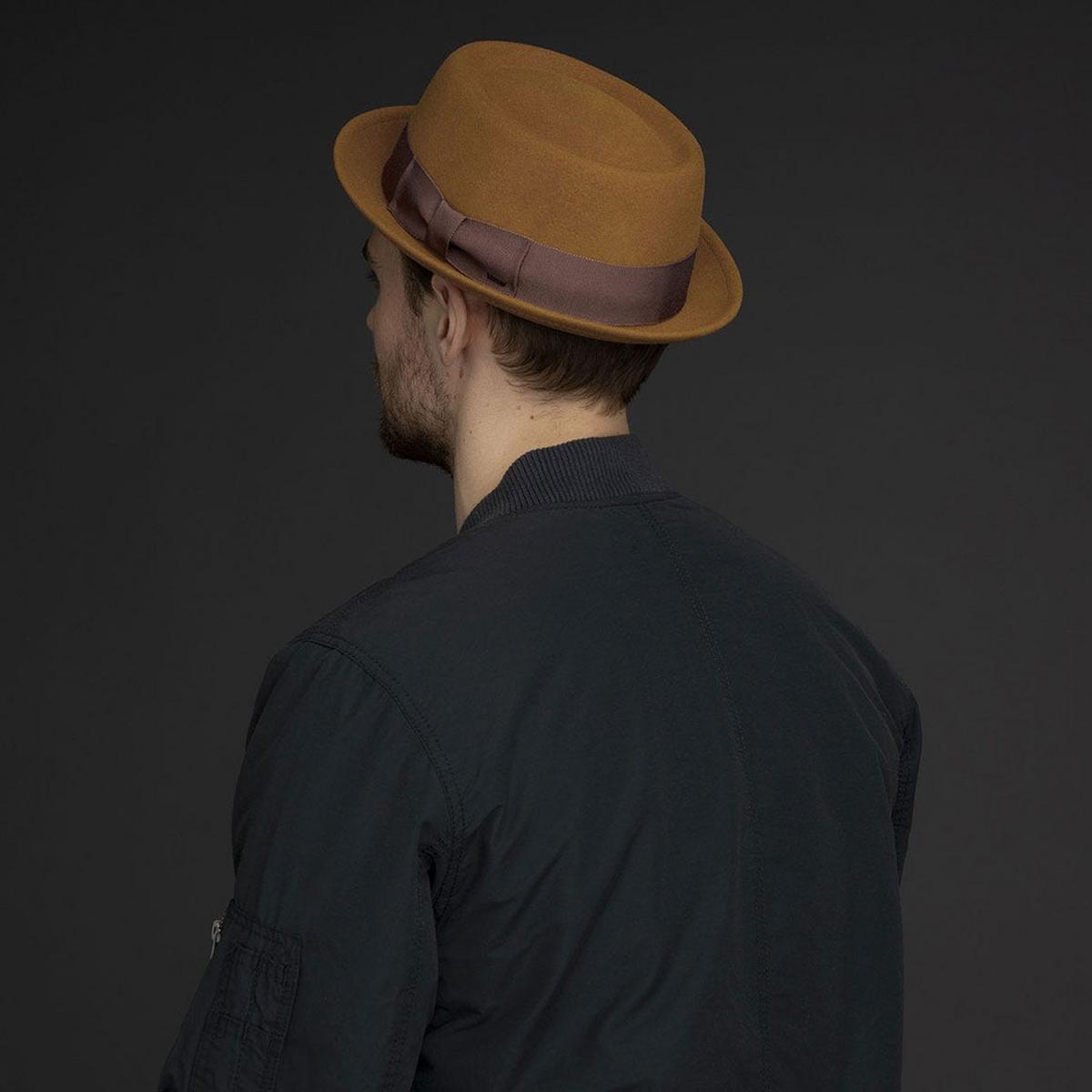 Bailey 1922 | Darron Wool LiteFelt Pork Pie Hat - Caramel | 130000FW24 | lsmthree | CARAMEL