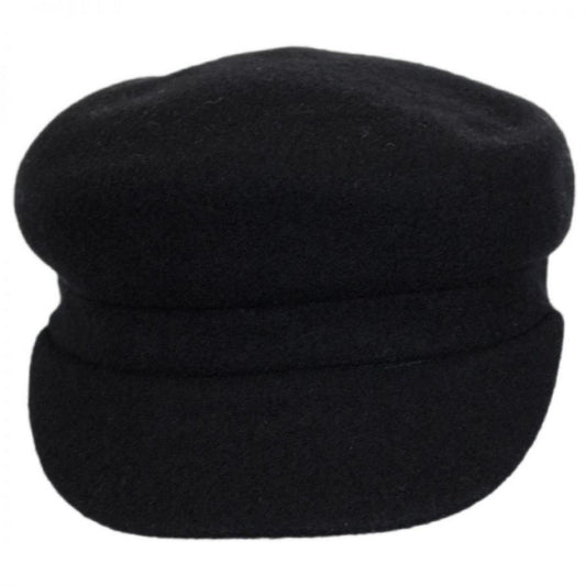 Kangol | Enfield Wool Fiddler Cap | 201111 | front | BLACK