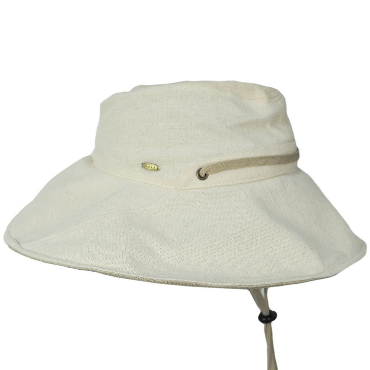 Scala | Simonetta Cotton Trail Hat | 400177 | profile | LINEN