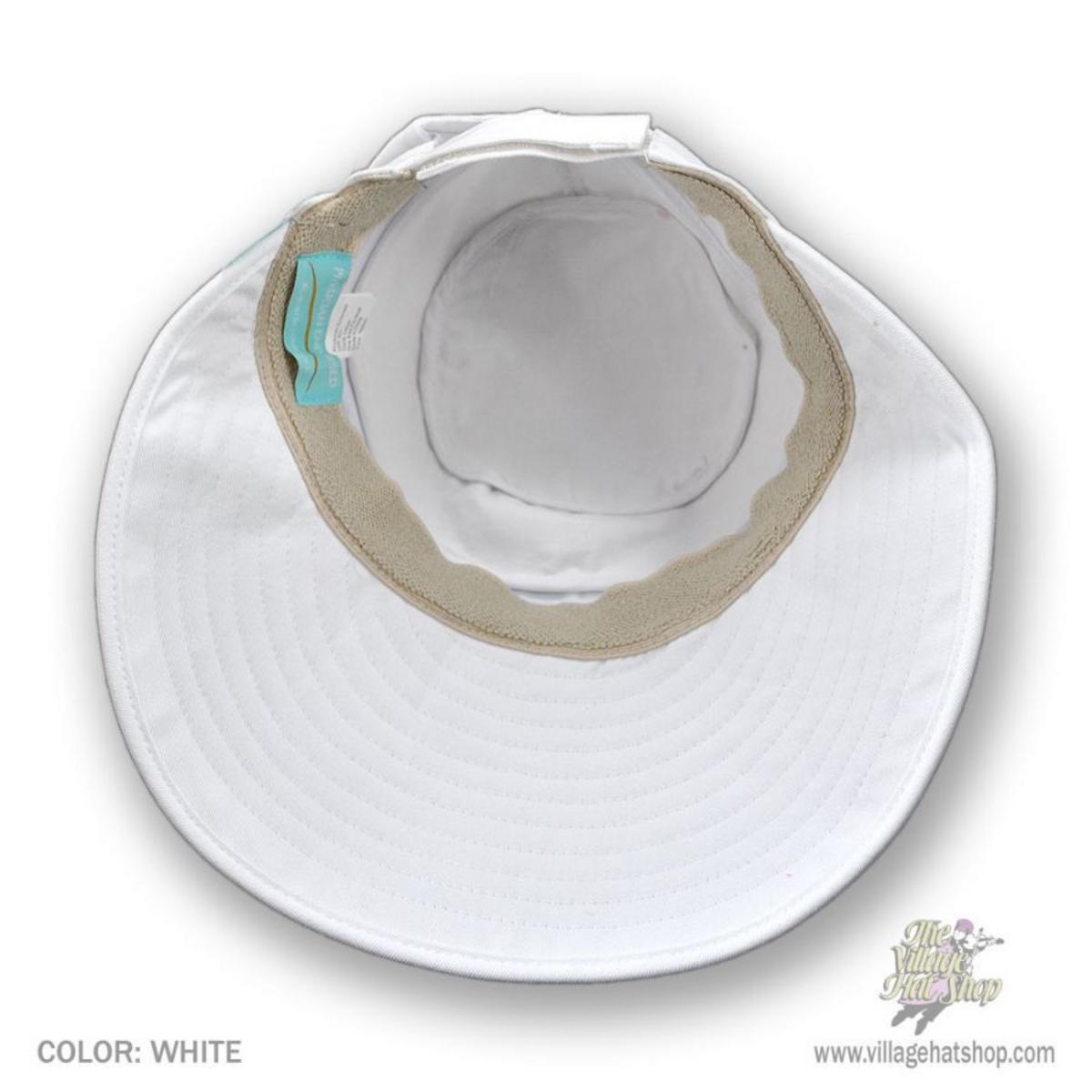 Physician Endorsed | Naples Convertible Facesaver Visor | 197501 | profile | WHITE
