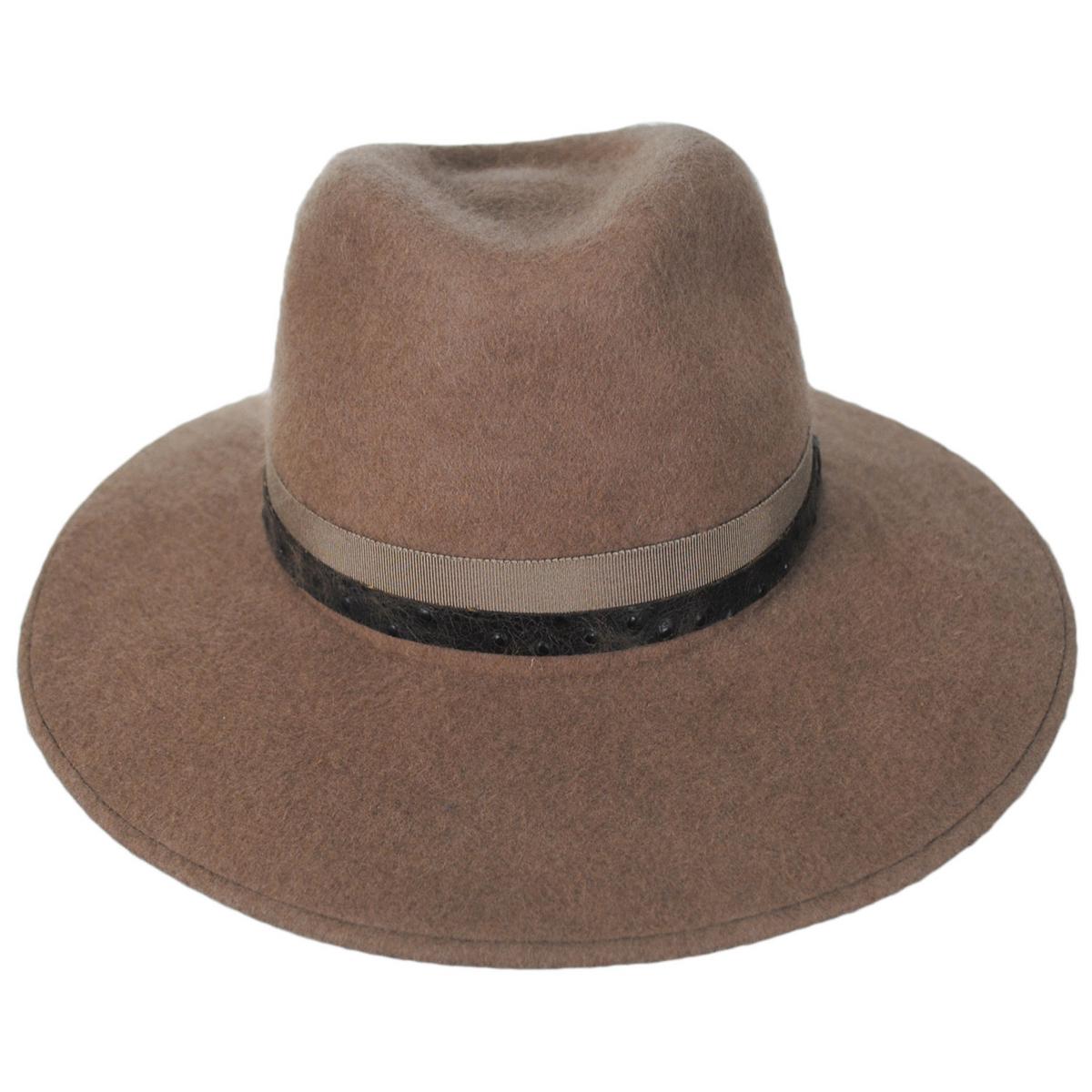 Bailey 1922 | Croft Wool Felt Fedora Hat | 130392 | front | TAUPE