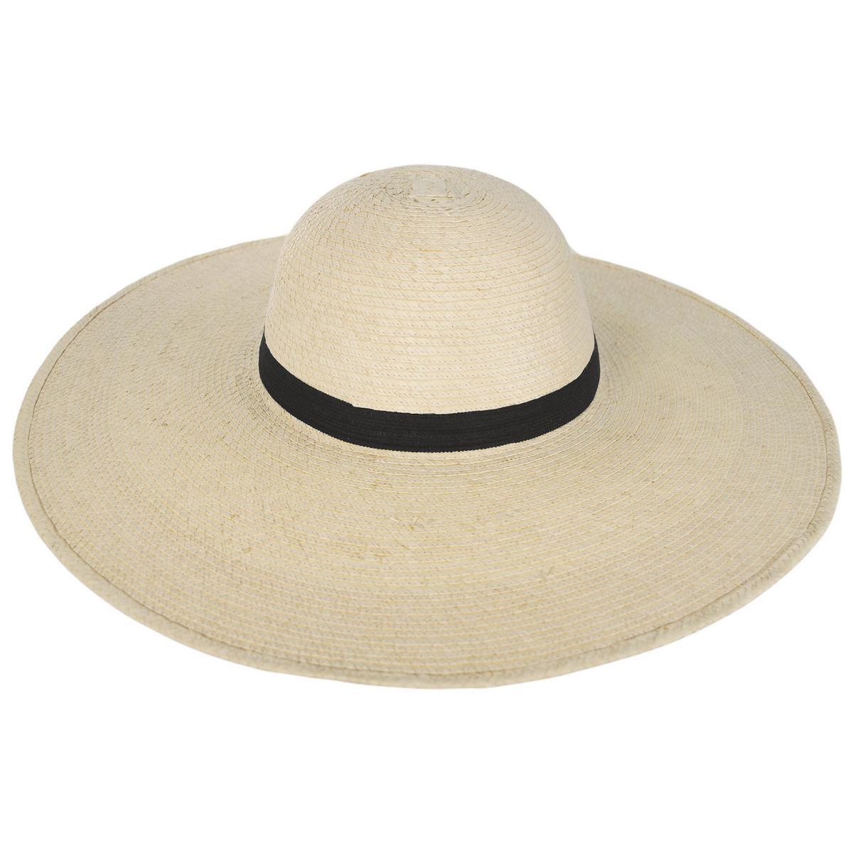 SunBody Hats | Swinger 5-inch Wide Brim Guatemalan Palm Leaf Straw Hat | 102901 | front | NATURAL
