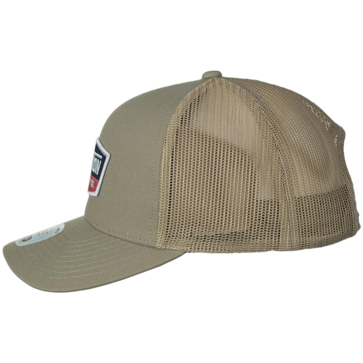 BRIXTON HATS | Regal Netplus MP Mesh Trucker Snapback Baseball Cap | 201835 | profile | KHAKI/KHAKI