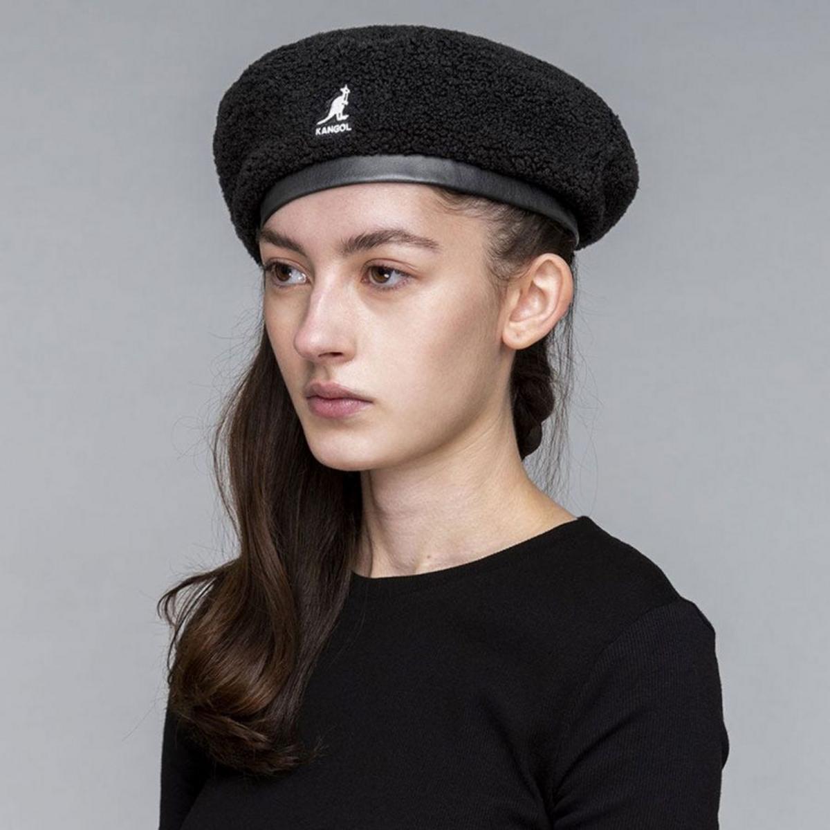 Kangol | Plush Reversible Beret | 150920 | under | BLACK