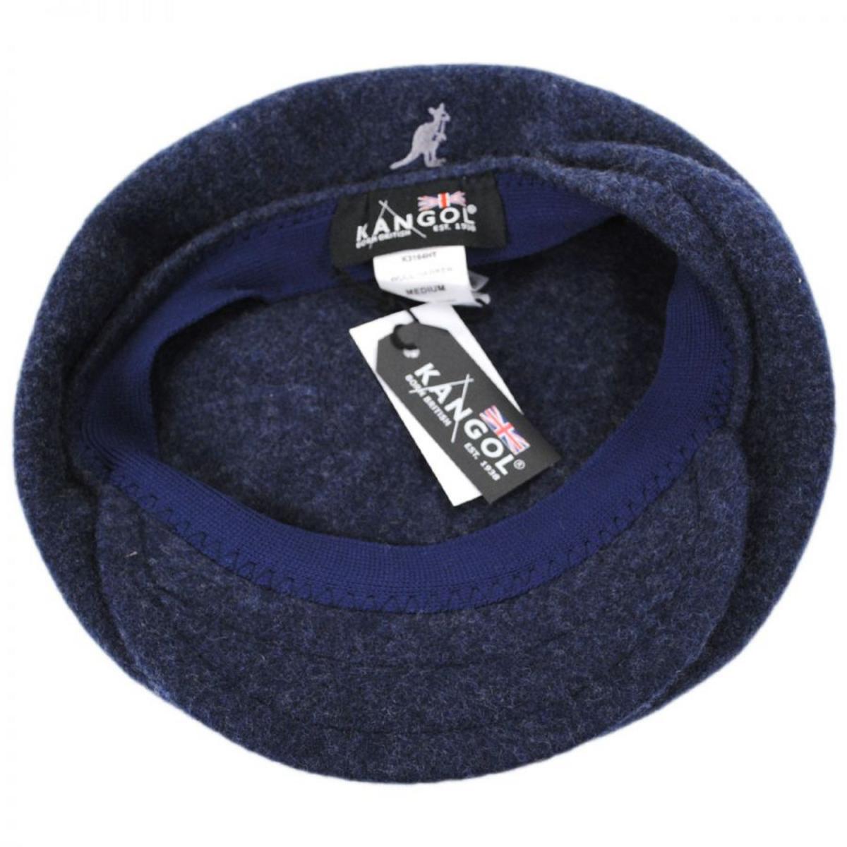 Kangol | Hawker Wool Newsboy Cap | 160943 | under | NAVY MARL
