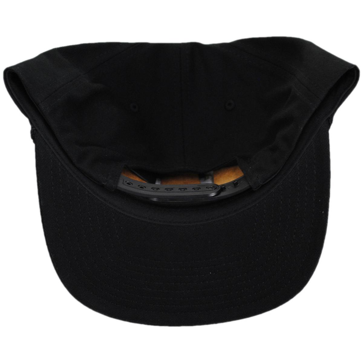 BRIXTON HATS | Lamont Cotton Snapback Baseball Cap | 201887 | under | BLACK