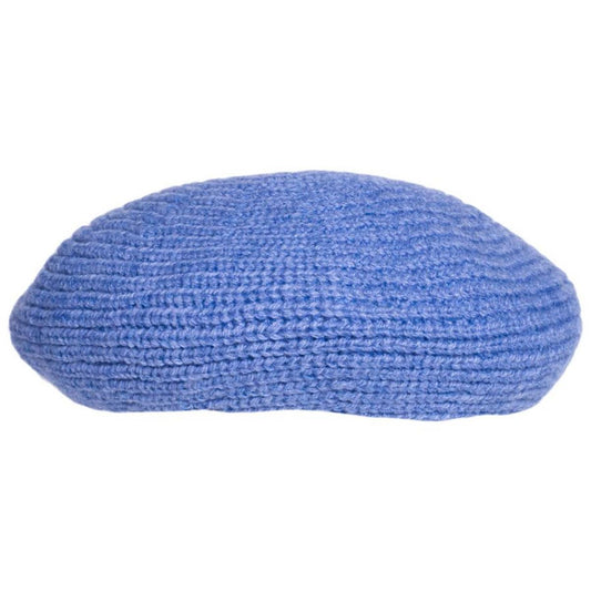 Toucan Collection | Rib Knit Beret | 150355 | lead | BLUE