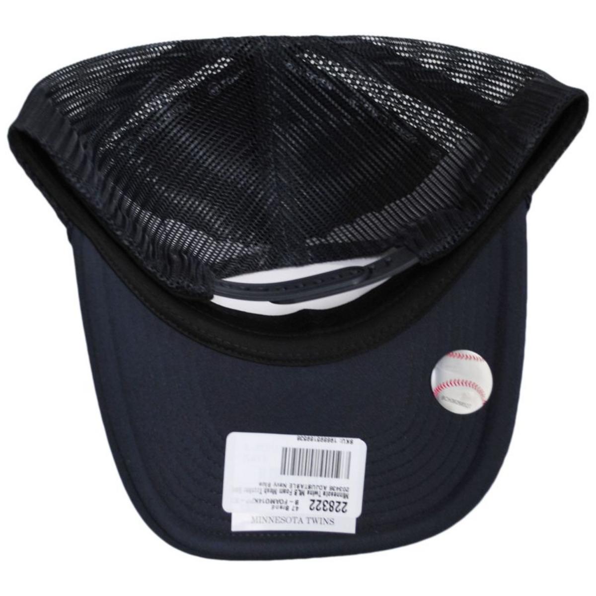 47 Brand | Minnesota Twins MLB Foam Mesh Trucker Snapback Baseball Cap | 203436 | under | NAVY