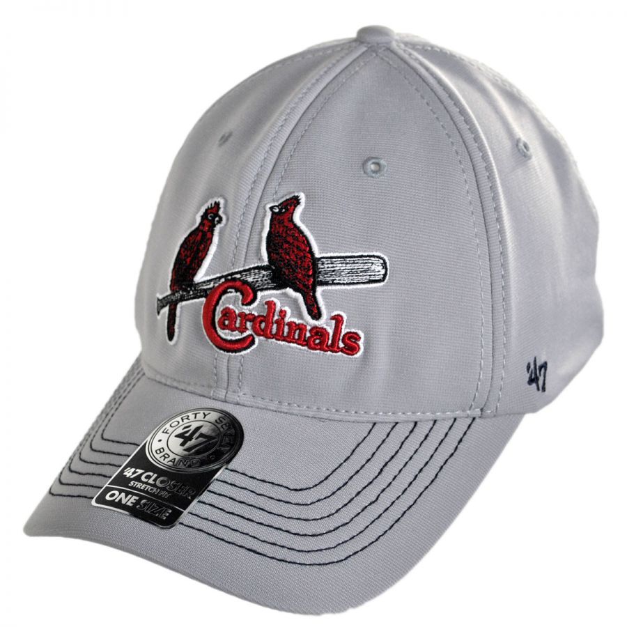 47 Brand St. Louis Cardinals MLB GT Closer Fitted Baseball Cap MLB Baseball Caps