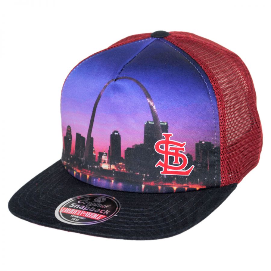American Needle St Louis Cardinals MLB Above It All Snapback Baseball Cap MLB Baseball Caps
