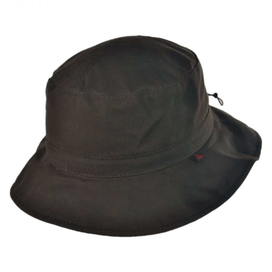 Home Men39;s Hats Bucket Hats Waxed Cotton Bucket Hat