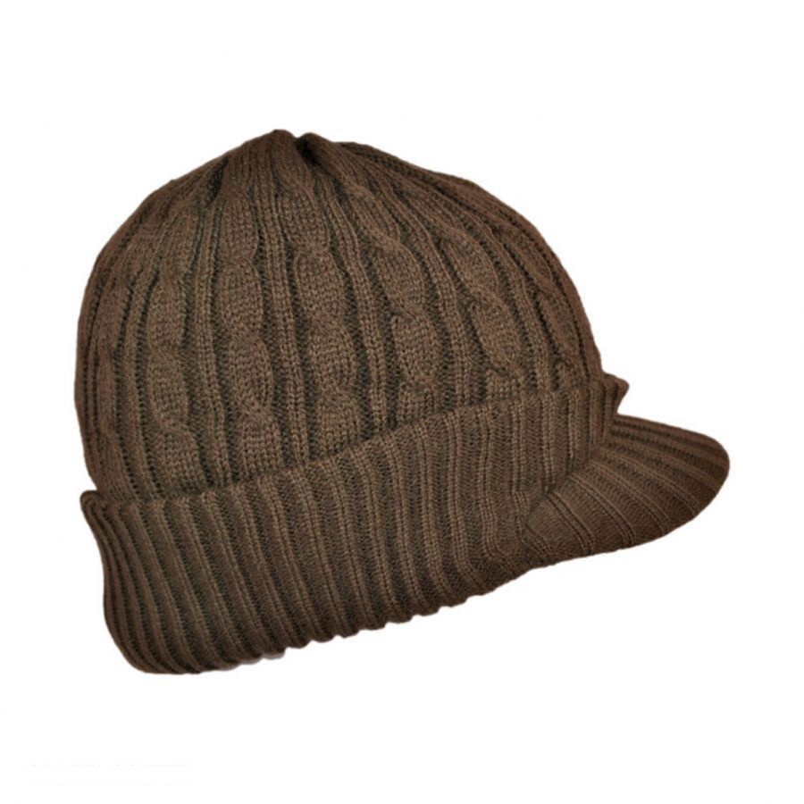 Hats visor Visor with  Cable Knit Hat hats Beanies beanie Beanie Men's Home