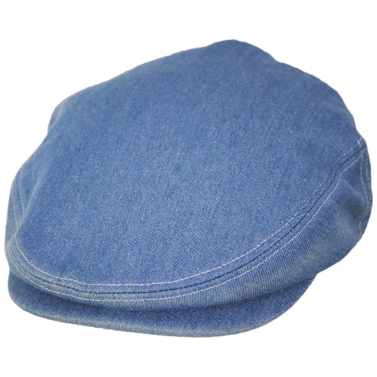 BRIXTON HATS | Hooligan Cotton Denim Ivy Cap | 161504 | lead | DENIM/OFF WHITE