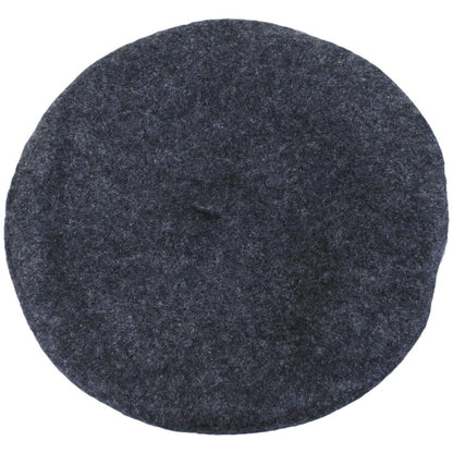 Village Hat Shop | Wholesale Wool Fashion Beret B2B Pre-Pack | B2B152500 | top | CHARCOAL