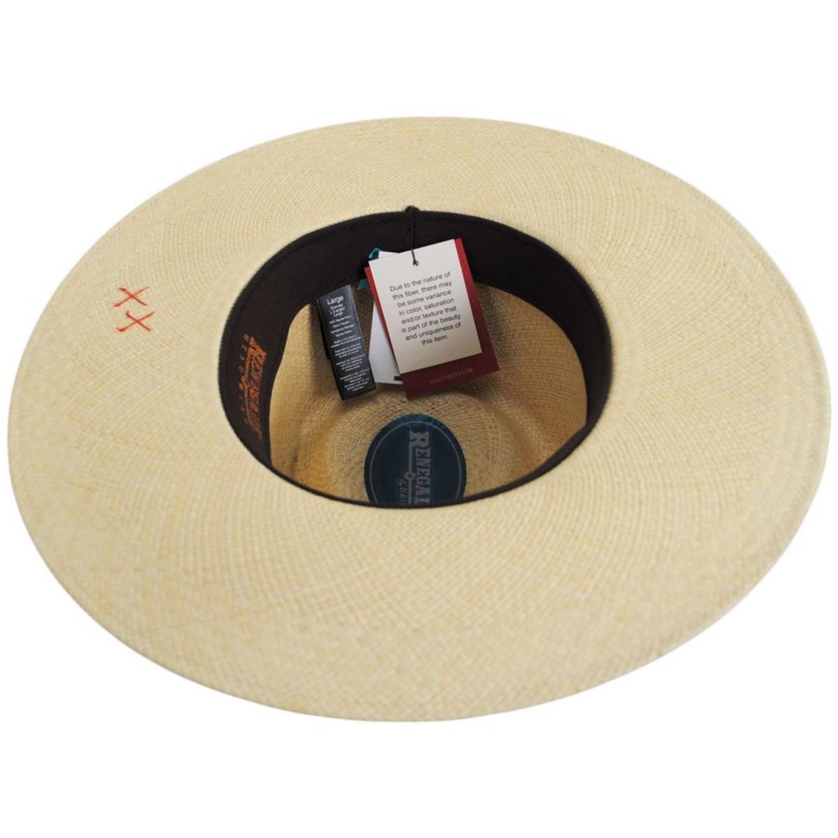 Renegade | Foss Panama Straw Fedora Hat | 127746 | under | NATURAL