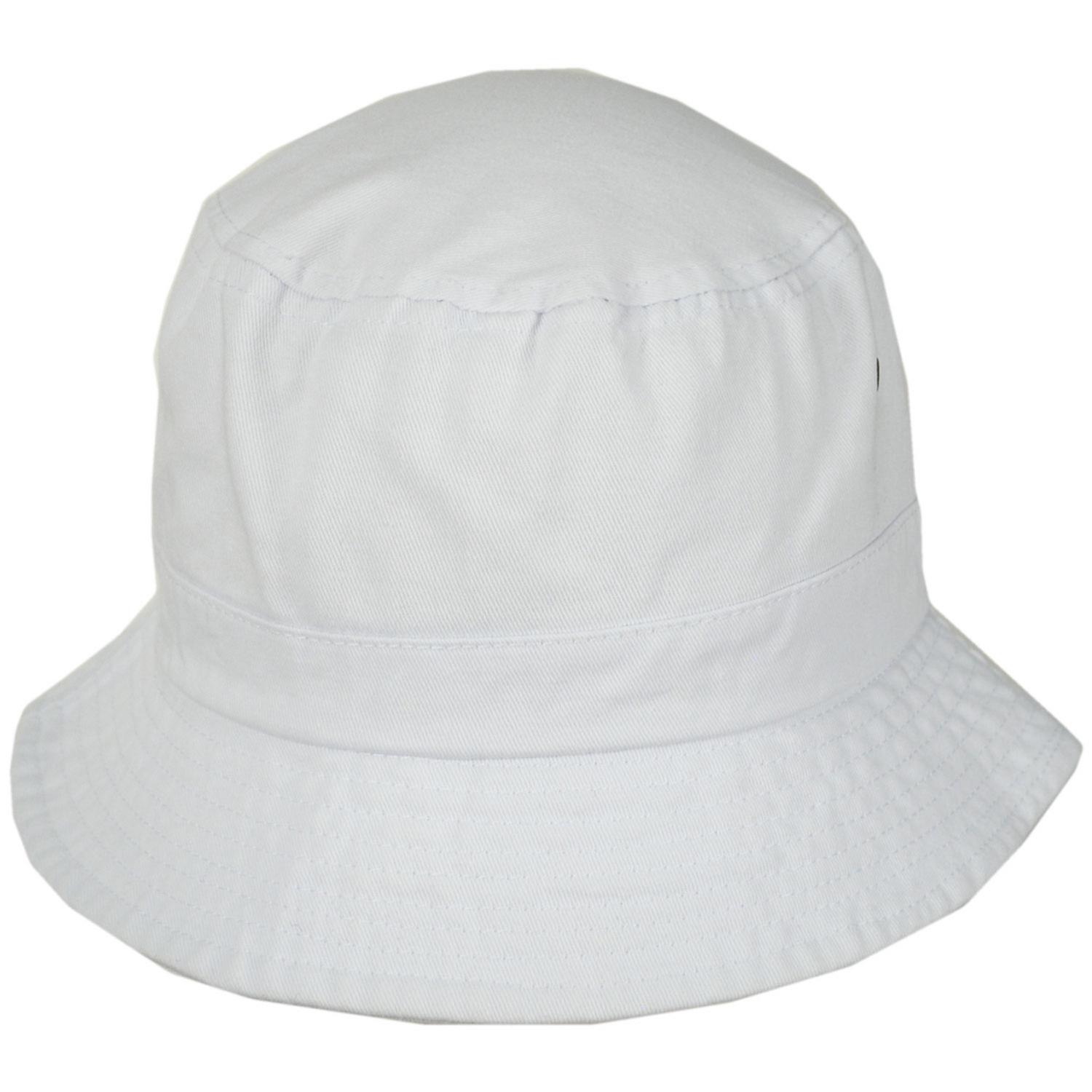 Village Hat Shop | VHS Cotton Bucket Hat | 186605 | front | WHITE