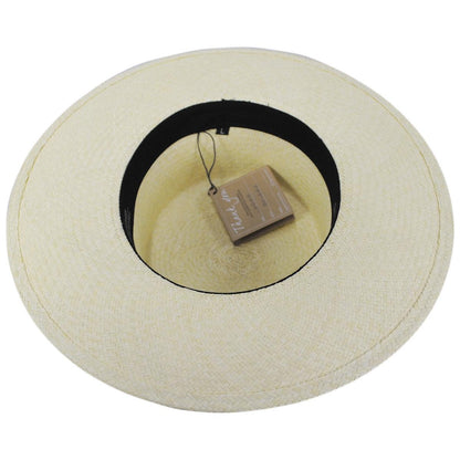 3 Regions Trade Co. | Bolero Cuenca Panama Straw Hat | 128751 | under | NATURAL/NAVY