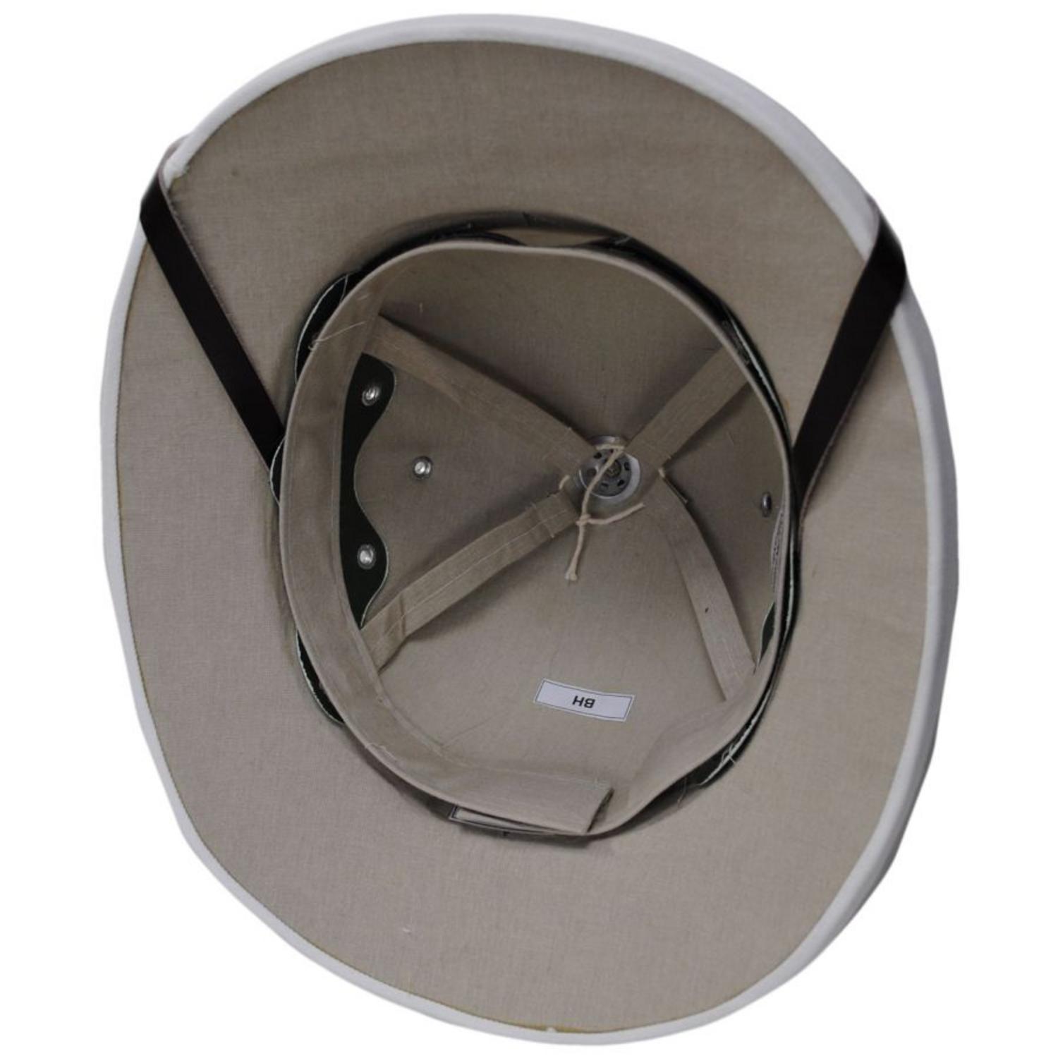 Village Hat Shop | French Pith Helmet - White | 155800W | under | WHITE