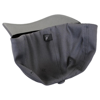 Kangol | Logo Wool Flexfit Fitted Baseball Cap | 201104 | under | DARK FLANNEL