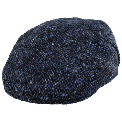 Jaxon & James | Donegal Tweed Foyle Marl Flat Cap | 170019 | lead | BLACK/BLUE