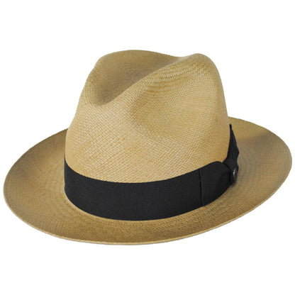 Jaxon Hats | Henry Grade 8 Panama Straw Fedora Hat | 127152 | lead | SAGE