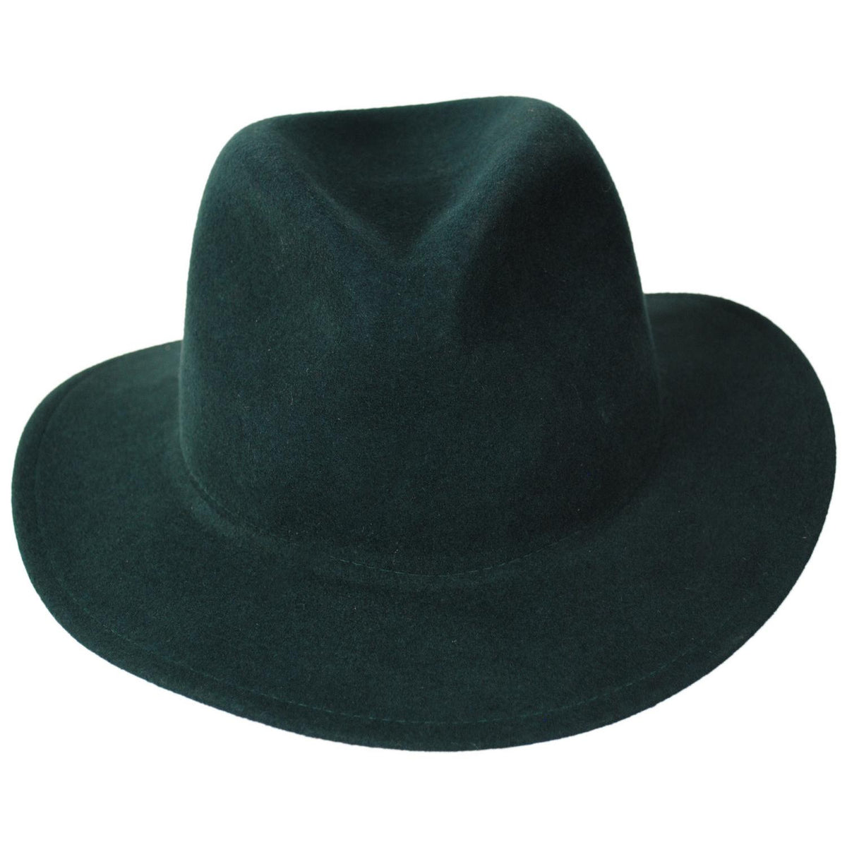 Betmar | Cali Wool LiteFelt Fedora Hat | 123174 | front | SPRUCE