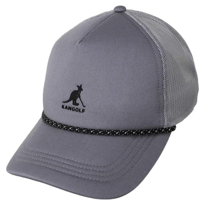 Kangol | Kangolf Cotton Mesh Trucker Snapback Baseball Cap | 201144 | lead | GREY