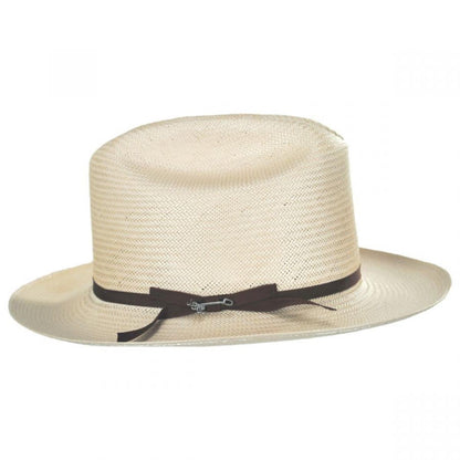 Stetson | Open Road Shantung Straw Western Hat | 127000 | profile | SILVERBELLY