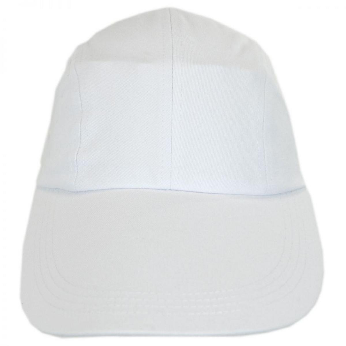 Village Hat Shop | VHS Long Bill Adjustable Baseball Cap | 222440 | front | WHITE