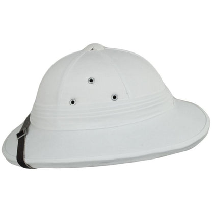 Village Hat Shop | French Pith Helmet - White | 155800W | profile | WHITE
