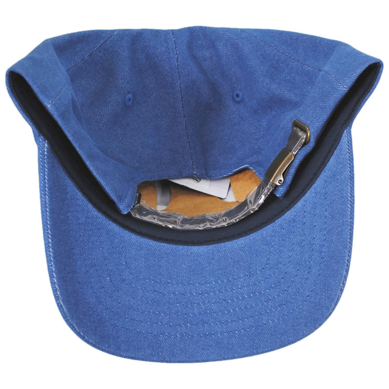 BRIXTON HATS | Stith Cotton MP Snapback Baseball Cap | 201893 | under | LIGHT STONE WASH DENIM
